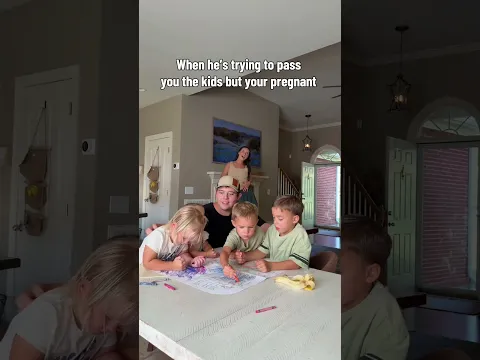 Sorryyy I’m pregnant 😂 #pregnant #family #kids