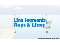 Line Segments Rays and Lines