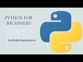 Python for Beginners Lambda Expressions