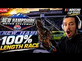 NEW HAMPSHIRE 100 LENGTH CUP RACE NASCAR25 LIVE WHEEL GAMEPLAY