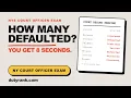 NYS Court Officer Record Keeping 20 Questions 8 Seconds Each