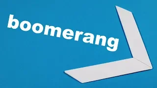 Download Easy Origami Boomerang. Paper Toys MP3