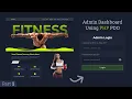 Gym Website with Admin Dashboard in PHP MySQL Part 1 Database Admin Login