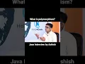 What is polymorphism in java by Ashish Sir
