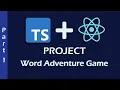 React Typescript Tutorial Word Adventure Game Part 1 Setup Styling 2021