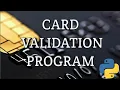 Debit-Credit card validation program with the help of Python programming language in Hindi English