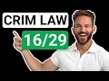 Criminal Law Battery Assault False Imprisonment Kidnapping LEAP