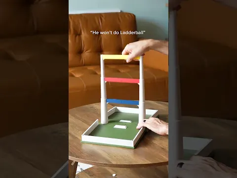 I designed a book that turns into.. Ladderball?