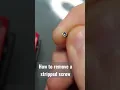 Download Lagu How to remove a stripped screw without damaging your joycon shell #shorts