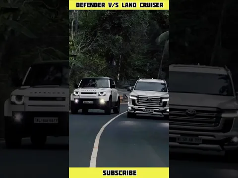 Defender V/S land cruiser #shorts #shortsfeed #viral #facts