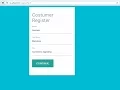 JSF Primefaces Materialize Register Flip card form Part I