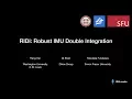 Download Lagu RIDI: Robust IMU Double Integration