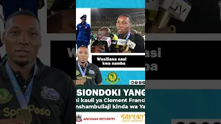 Clement Mzize Yanga Kuna Maokoto Yakutosha Makombe Ndio Usiseme Siondoki Yanga 