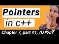 Pointer in programming chapter 7 part