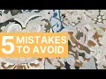My first paint by numbers tips - 5 mistakes to avoid