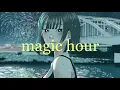 Lagu magic hour／ふたりごと【Lyric Video】illustration by ごめん