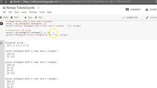 10 Numpy Reshape