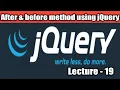 After and Before method in jQuery lecture 19