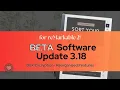 reMarkable 2 Beta Software Update 3 18