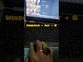 WINDOWS 11 SHORTCUT KEYS SCREEN RECORDER CAPTURE SCREEN