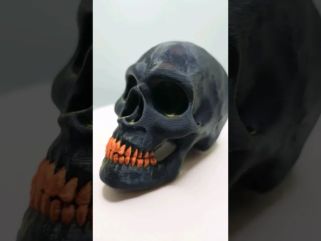 Simple Spooky Skull for Halloween video thumbnail