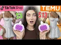 I Bought the SAME Products from TIKTOK SHOP vs TEMU