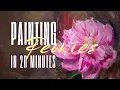 Download Lagu 20 Minute Painting! #9 - Pink Peony in Oil with Anna Rose Bain