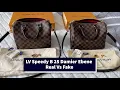 Lagu Authentic vs Fake Louis Vuitton Speedy B 25 Damier Ebene Comparison