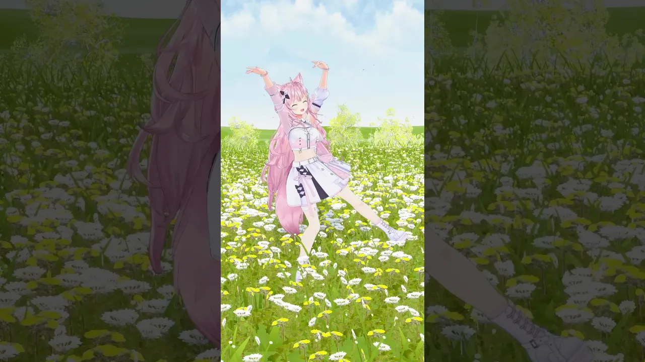 元素記号覚えられる「爆ラブ＋ケミストリー」草原で踊ってみたｗ #hololive #ホロライブ #shorts #dance #ダンス #vtuber #博衣こより #爆ラブ #ナユタン星人