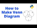 How to Make Venn Diagram in Python