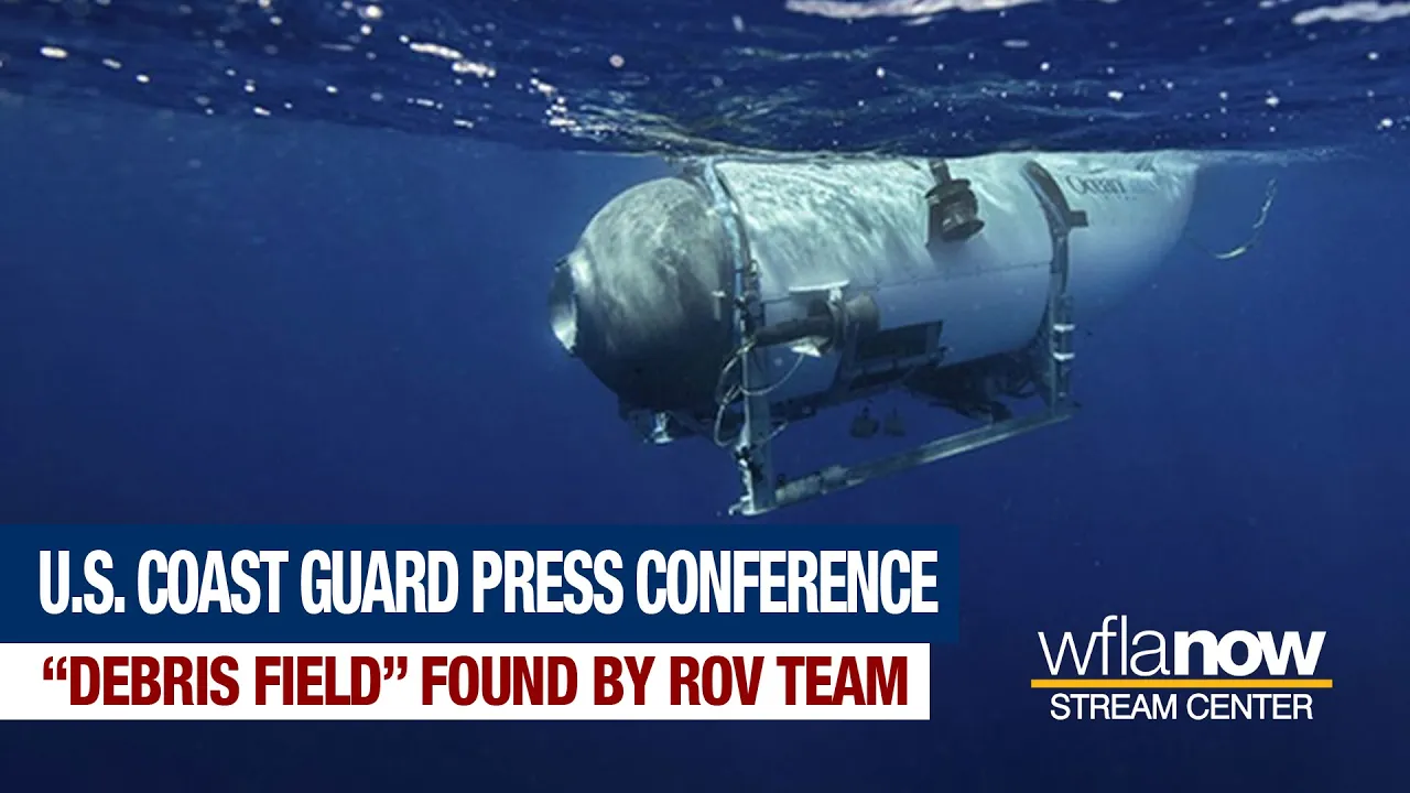#BREAKING: Coast Guard press conference, "debris found" in Titan submersible search | #HeyJB Live