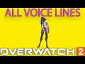 WIDOWMAKER ALL VOICE LINES OVERWATCH 2