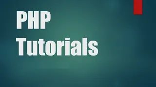 PHP Tutorial - 14