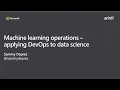Developers Guide to AI - Machine learning operations