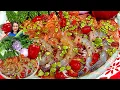 Lagu ตำแซลม่อนดองกุ้งดองซีอิ้วตำเผ็ดๆโรยเม็ดกระถินแกล้มผักสดแซ่บนัวเข้ากันคักจ้า 20-10-2025