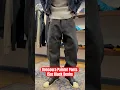 Lagu Zach shows off the new Boncoura 15oz Black Denim Painter Pants #selvedgedenim #japanesedenim