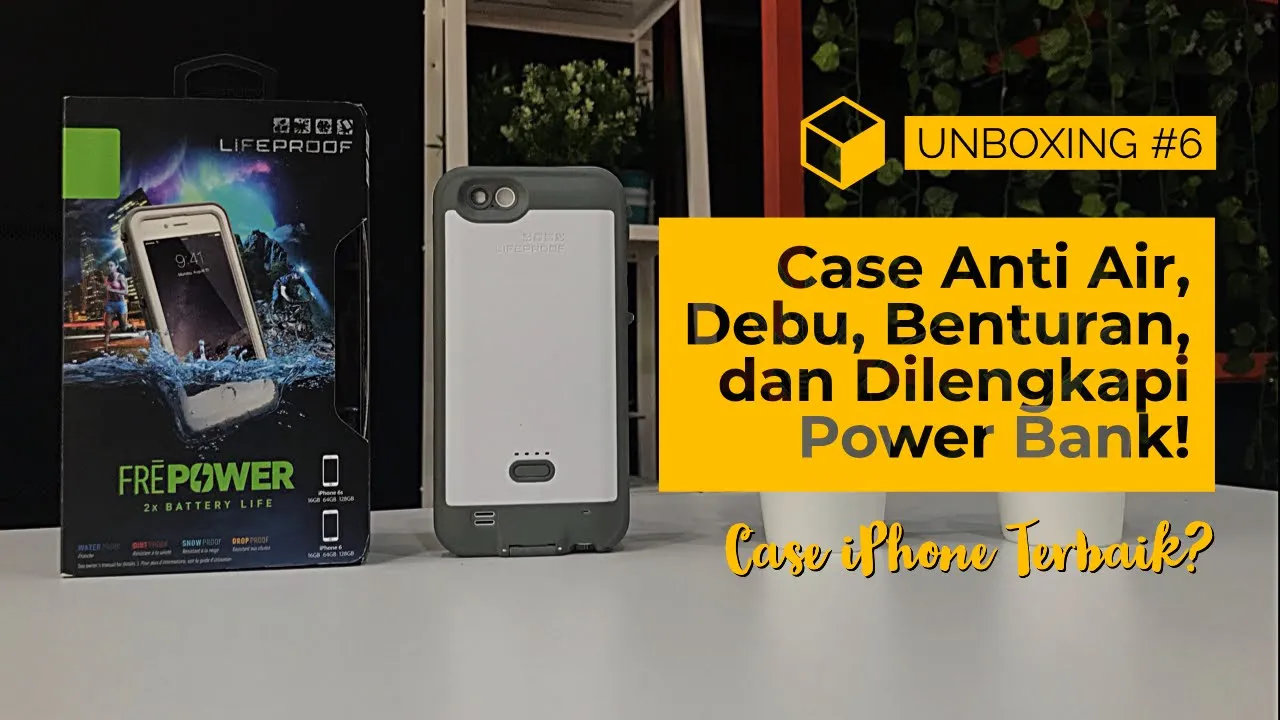 REDPEPPER LIFEPROOF IPHONE X -IP68 WATERPROOF CASE TAHAN AIR. 