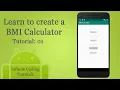Android Studio Tutorial BMI Calculator Source Code
