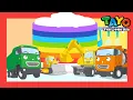 *NEW* The Rainbow Cake l Learn Colors l Tayo Songs for Children l Tayo the Little Bus