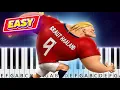 Haaland Song ha ha ha Easy Piano Tutorial