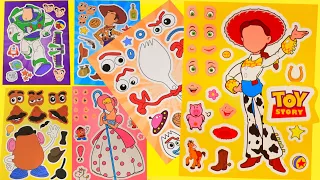 Toy Story 5 Make a Face Stickers