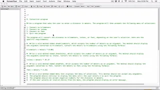 5 8 Conversion program - Java