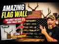 The Most EPIC Rustic Flag Wall You ll Ever See