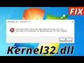 KERNEL32 dll Error Fix Entry Point Not Found on Windows Server