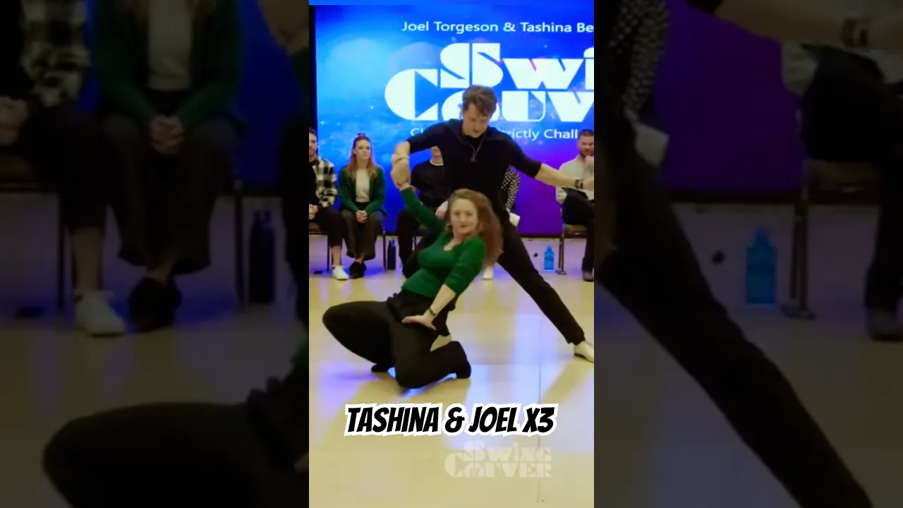 She’s back!💃Cuttin it up w/Joel ‪@tashinadance‬ #westcoastswing #improv