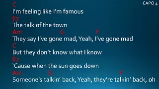 Talking to the moon by Bruno Mars Lyrics and Chords