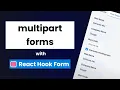 Advanced MultiPart Forms with RHF Zod Tailwind ChatGPT