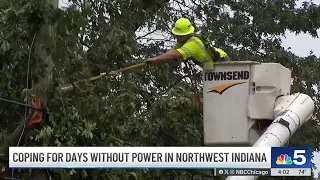 NW Indiana dealing with unprecedented damage to power grid after derecho