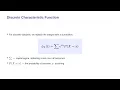 Probability and Probability Distributions - Characteristic Function