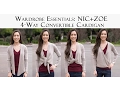 NIC ZOE 4 Way Convertible Cardigan Review